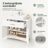 Belangrijkste voordelen en eigenschappen van wastafelonderkast