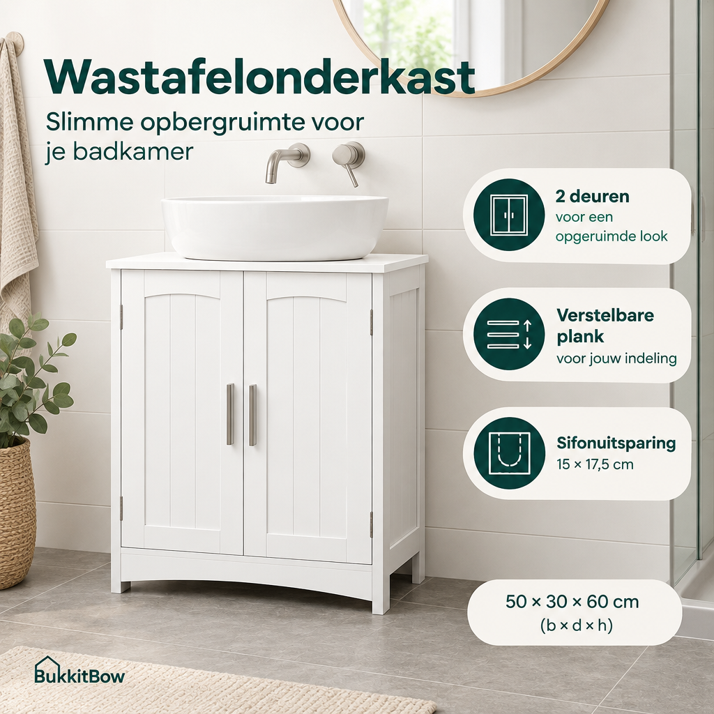 Praktische toepassing en keuzehulp voor wastafelonderkast