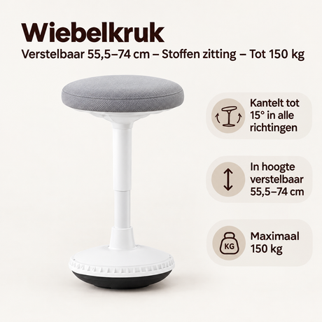Belangrijkste voordelen en eigenschappen van wiebelkruk