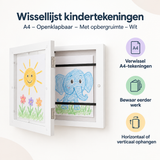 Belangrijkste voordelen en eigenschappen van wissellijst kindertekeningen A4