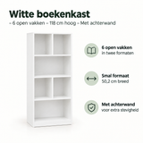 Belangrijkste voordelen en eigenschappen van witte boekenkast