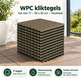 Praktische toepassing en keuzehulp voor WPC kliktegels