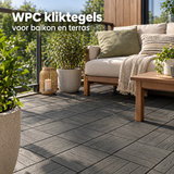 WPC kliktegels in gebruik in een passende praktijksituatie
