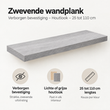 Belangrijkste voordelen en eigenschappen van zwevende wandplank